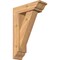 Ekena Millwork Traditional Traditional Smooth Bracket w/ Offset Brace, Western Red Cedar, 5 1/2"W x 16"D x 24"H BKT0604X16X24TRA01SWR - alternate 1